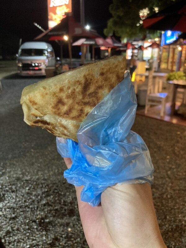 休息站的Vege Roti