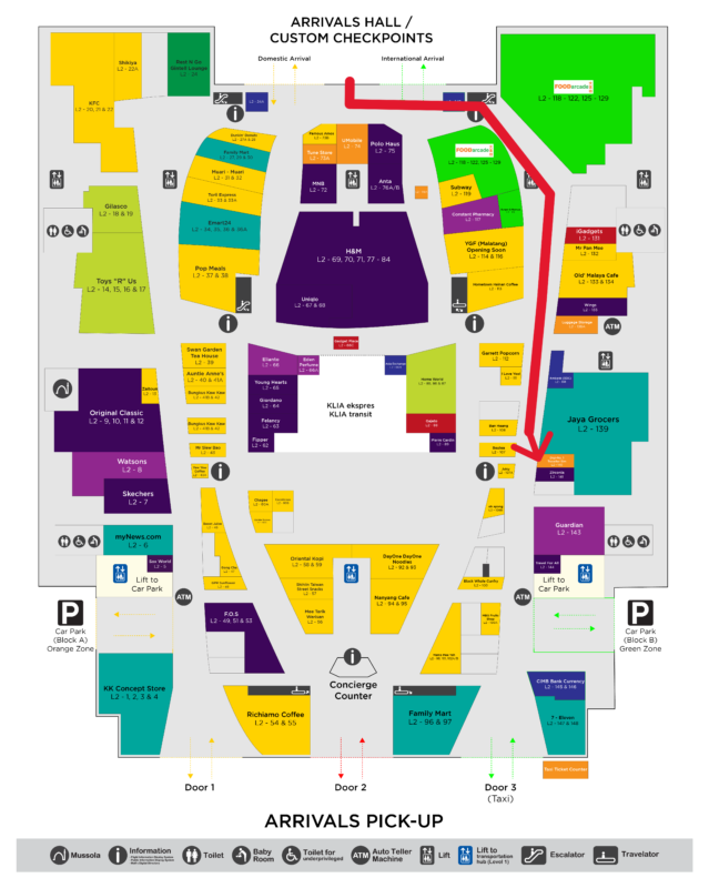 吉隆坡Klia2 SIM 卡 購買位置