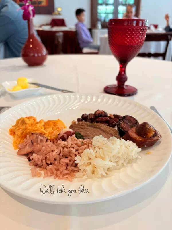 澳門陸軍俱樂部焗烤八爪魚飯、甜薯蓉蟹肉馬介休其他副菜與主菜